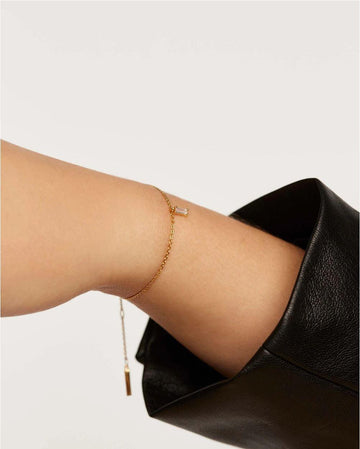 Βραχιόλι Asana Ασήμι 925 Επιχρυσωμένο PDPAOLA PU01-067-U - themelidisjewels